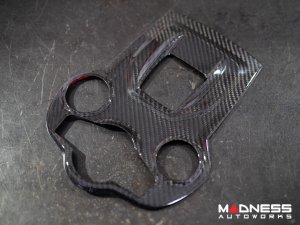 Alfa Romeo Giulia Shift Gate & Stereo Control Trim - Carbon Fiber - Pre '20 - Feroce Carbon